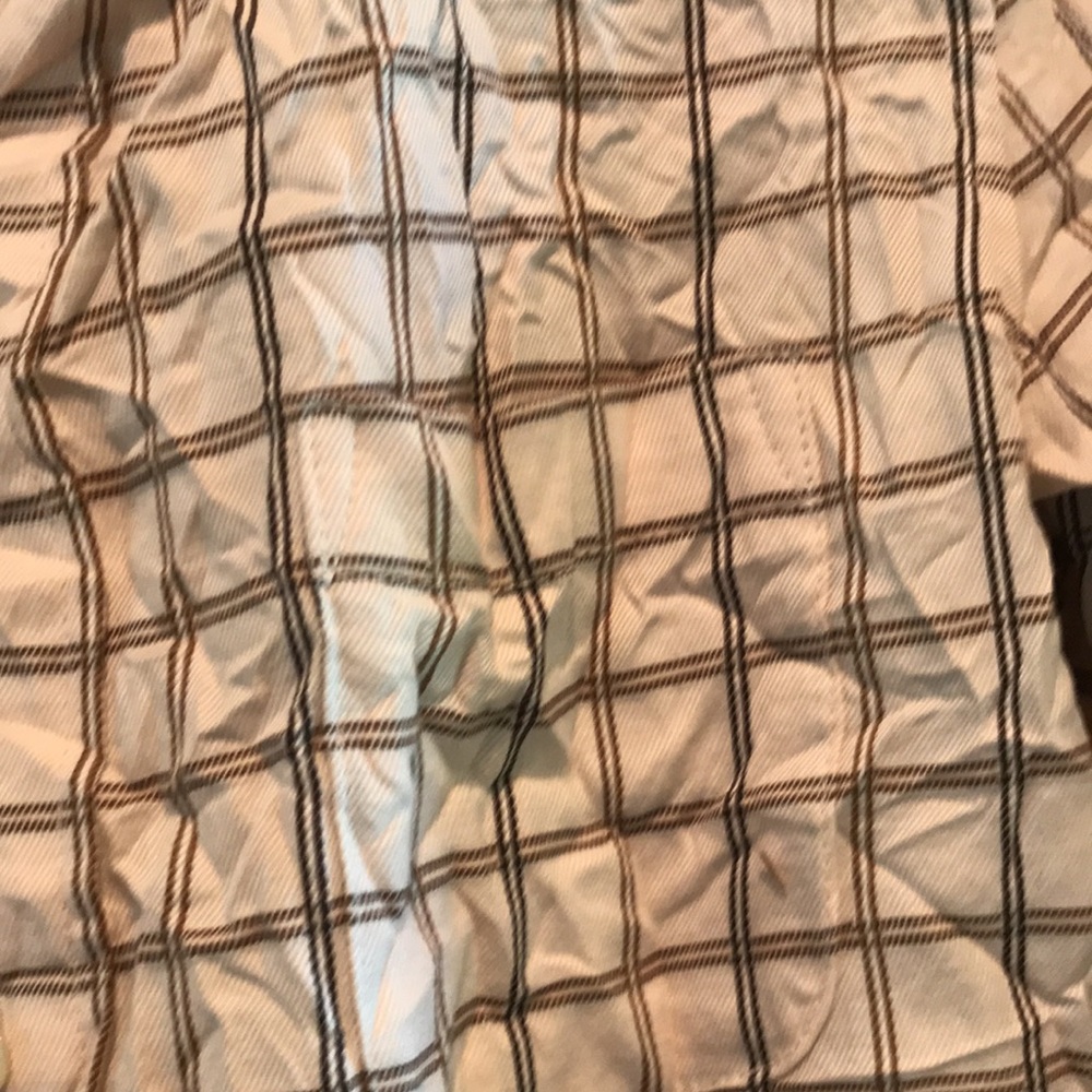 Initial Reversible Button Down Tunic. Brown/Green - image 2